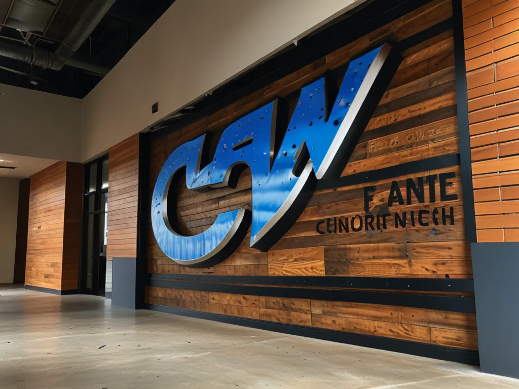 Custom signage and branding